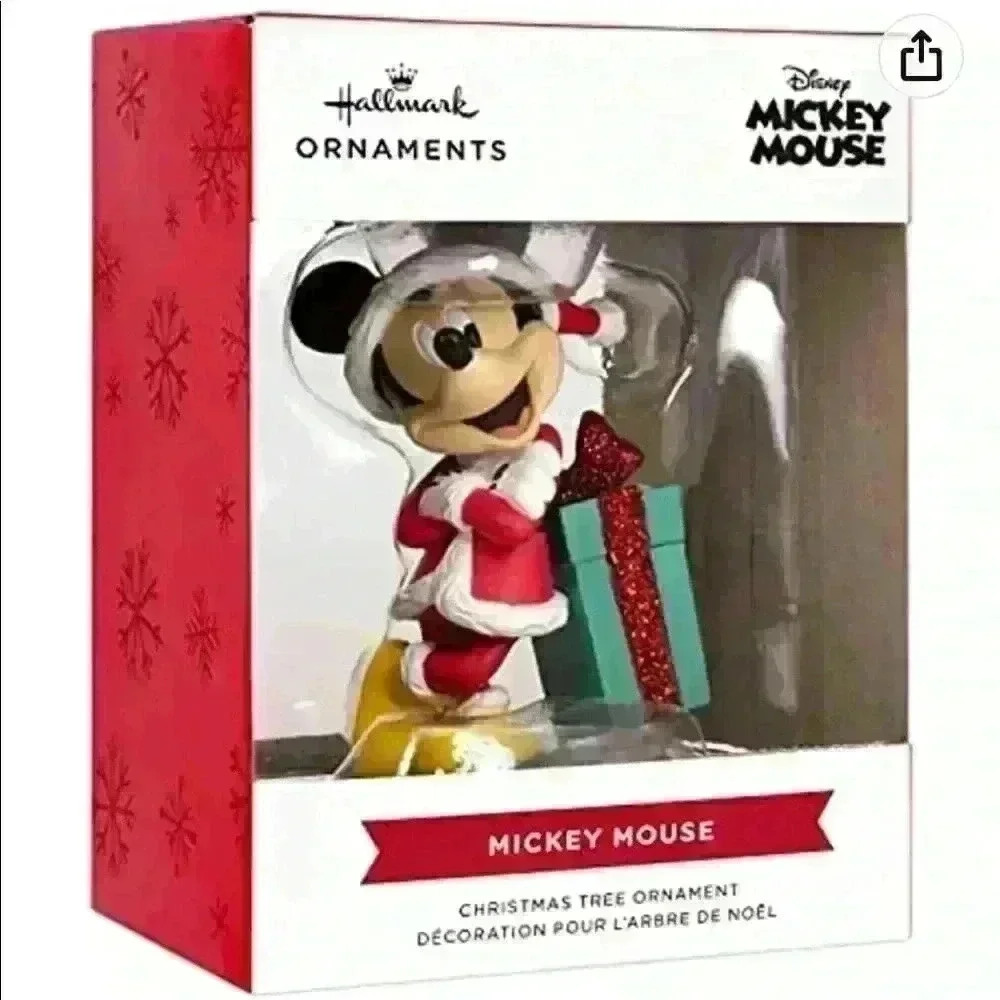 New in Box Mickey Mouse Ornament Hallmark